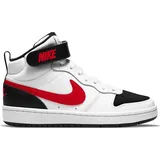 Nike Court Borough Mid 2 Sneaker Kinder white/university red-black 40