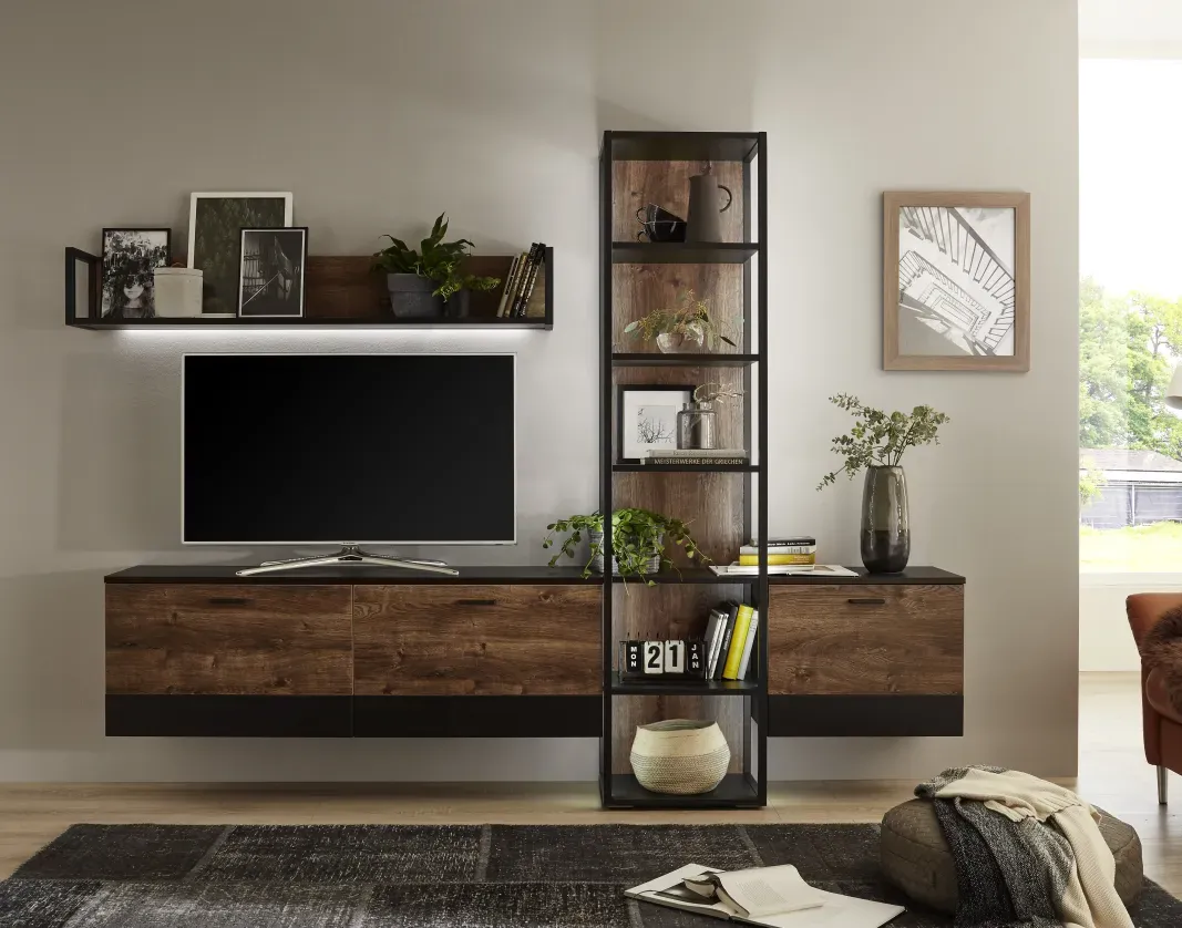 Ideal Möbel Bacoor Wohnwand 11