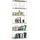 Akord Bücherregal 70 x 32 x 192 cm Weiß/Eiche Artisan