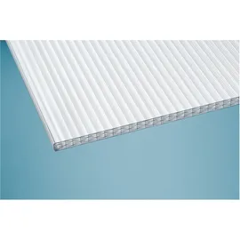 Scobalit Polycarbonat Hohlkammerplatte 25 mm 980 x 5000 mm Opal-Weiß