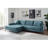 Trends by hg Ecksofa »SUMMER«, in Cord-Stoff mit Metallfuß