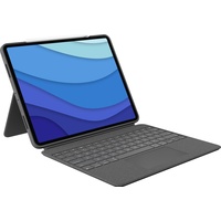 Logitech Combo Touch Tastatur Case für iPad Pro 12.9'' 5 Gen Schweizer oxford grey