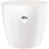 elho Brussels Diamond rund Ø 25 x 23 cm weiß