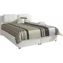 MAINTAL Polsterbett MAINTAL, weiß, B:112cm L:223cm, Betten, Polsterbett, mit verstellbaren Kopfteilen