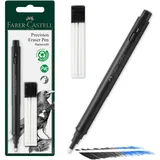 Faber-Castell 185610 - Radiergummi Stift Precision Eraser Pen, inklusive Nachfüllradierer, für Profis und Hobbykünstler