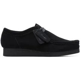 CLARKS Herren Wallabee Evo Shoes, Black SDE, 43