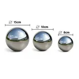 Köhko Dekokugel Köhko 3er Gartenkugeln Set aus hochwertigem Edelstahl 9901g-08-10-15