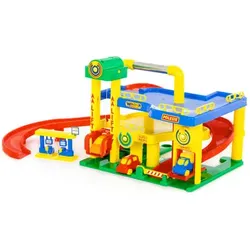 WADER QUALITY TOYS Garage Nr. 1 mit Autos