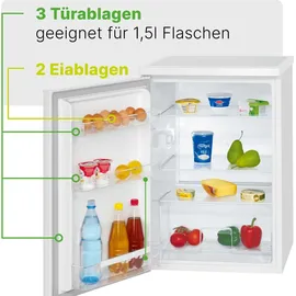 Bomann VS 2185 Kühlschrank (133 l, 850 mm hoch, Weiß)