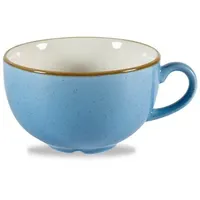 Churchill 12 x Cappuccinotasse 0,227l STONECAST cornflower blue