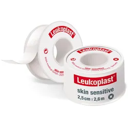 Leukoplast skin sensitive medizinisches Rollenpflaster 2,5 cm x 2,6 m 1 St Pflaster