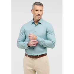 Langarmhemd ETERNA "SLIM FIT", Herren, Gr. 44, Normalgrößen, grün, 100% cotton, schmal, Langarm Manschette, Hemden