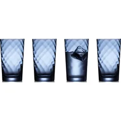 Vienna Getränke- und Spirituosen-Gläser 450 ml blau 4 St.
