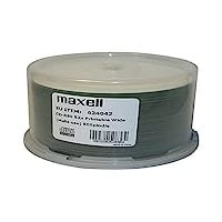 Maxell CD-R 80 Min/700 MB 52 x Voll Bedruckbar in Terrine 50 Einheiten