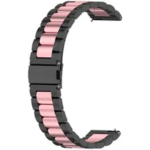König Design Sport Ersatz Armband für Huawei Watch GT 3 42mm Edelstahl Band Loop Ersatz Neu (Edelstahl), Uhrenarmband, Schwarz