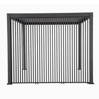 BEST Freizeitmöbel Seitenwand Vertical 113 cm anthrazit