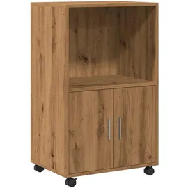 vidaXL Artisan-Eiche Rollschrank 55x40x91 braun