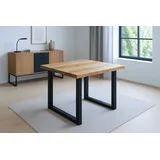 Trelevo® Esstisch Salvador braun 90 cm x 77 cm x 90 cm