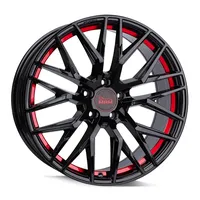 MAM Wheels MAM Rs4 black painted red inside 8.5x20 ET45 - LK5/108 ML72.6 Alufelge schwarz