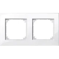 Merten 2fach Rahmen M-Plan Polarweiß glänzend 515219 (515219)