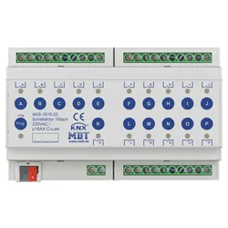 MDT Schaltaktor 16-fach 8TE AKS-1616.03