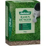 Dehner Rasendünger mit Langzeitwirkung, mineralisch, 6 kg, für ca. 250 qm, 250 m2