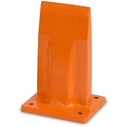 EBERTH Holzspalter Manuell, Spaltkeil aus Stahl, 8x7x13 cm, sicheres Holzspalten, Profi-Brennholzspalter