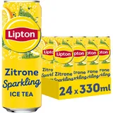 Lipton Zitrone Sparkling Ice Tea 24x 330ml
