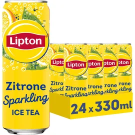 Lipton Zitrone Sparkling Ice Tea 24x 330ml