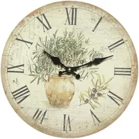 Ambiente Haus Oliven Wanduhr 28cm«, bunt