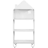 Home Deluxe Kinderregal TODO M 134 x 61 x 28 cm Metall weiß