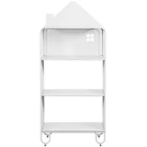 Home Deluxe Kinderregal TODO M 134 x 61 x 28 cm Metall weiß