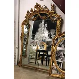 Casa Padrino Barock Spiegel 220 x 160 cm Gold