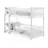 Kids Collective Etagenbett 90 x 200 cm Kiefer massiv weiß