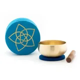 Klangschalen-Center Klangschalen-Set in Box petrol Achtsamkeit