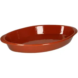 Ovale Auflaufform Boris Ton 39x23cm Größe L Mittelalter Wikinger