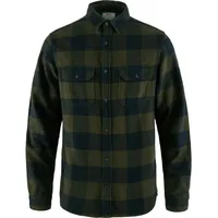 Fjällräven Övik Heavy Flannel Shirt M deep forest-dark navy