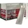 Vipack Hochbett »Scott, Spielbett, Kiefer massiv weiß lackiert, mit Rolllattenrost«, (B/H/T ca. 207,6x114x203,7cm, Kopf-/Fußteil mit Fräsung, stabil gebaut), mit Rutsch-/Leiterturm, LF 90x200 cm, inkl. Vorhang, 7 Designs weiß