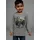 Kidsworld Langarmshirt in grau-meliert | Gr.: 116/122