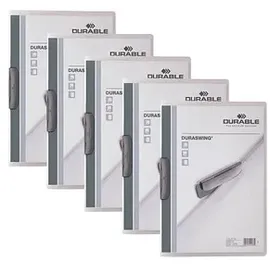Durable Schnellhefter Duraswing A4 Transparent 5 St.