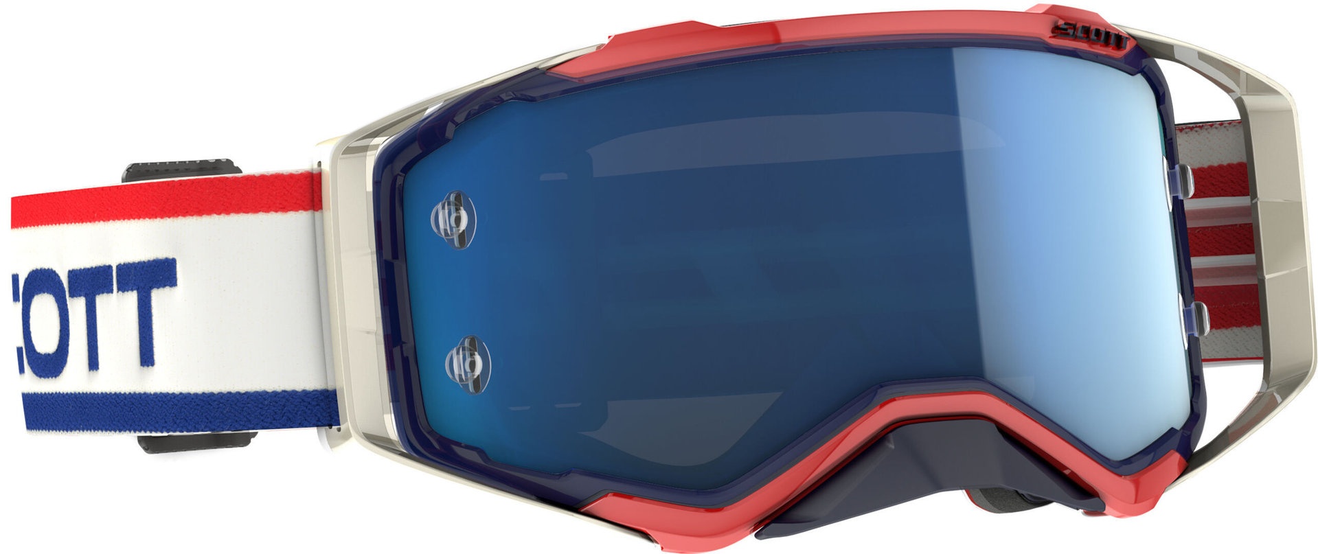 Scott Prospect Heritage Motocross Brille, blau