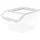Plast Team Aufbewahrungsbox BASIC BOX SLANTED, 40 Liter transparent