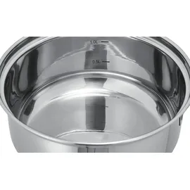 LevelOne Mars Topf-Set 4-tlg. 3 x Kochtopf + Stielkasserolle