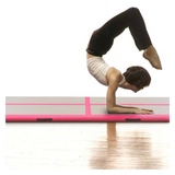 vidaXL Aufblasbare Gymnastikmatte mit Pumpe PVC Rosa