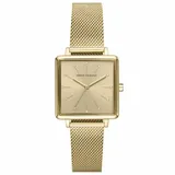 Armani Exchange Lola Square AX5801 Gold Damenuhr NEU