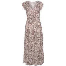 vivance by lascana Maxikleid Floral Weiß/Rosa 44