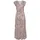 vivance by lascana Maxikleid Floral Weiß/Rosa 44