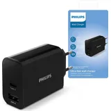 Philips DLP2621/12 Ladegerät für mobile Geräte Universal Black power adapter - USB 24 pin USB-C - 30 Watt