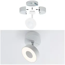 PAULMANN Base, Schienenlichtschranke, LED, Weiß