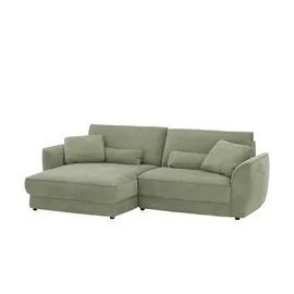 Lounge Collection Eckcouch Flachgewebe 2-Sitzer Grün